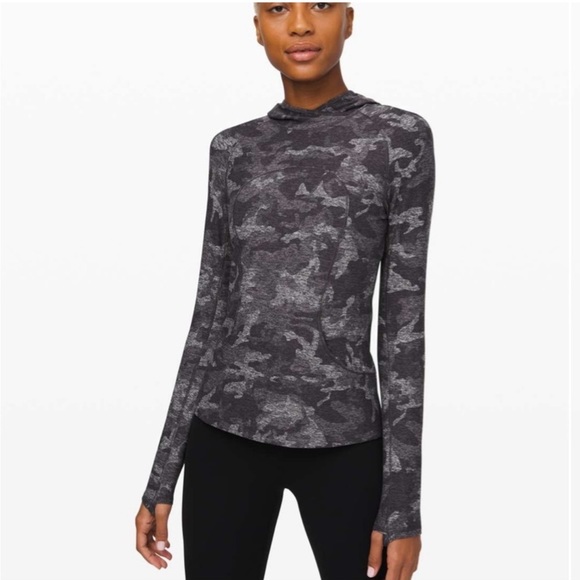 lululemon athletica Tops - Lululemon On Repeat Rulu Hoodie Pullover Incognito Camo 6